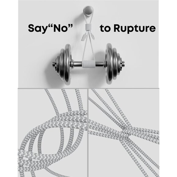 iPhone Charger 3pack 10FT Apple MFi Certified Long Lightning Cable Fast Charging - Picture 5 of 7